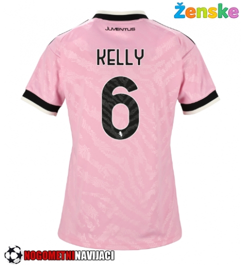 Ženske Nogometnih dresov Juventus Lloyd Kelly #6 Gostujoči 2026-27 Kratki rokavi Ženske Nogometnih dresov Juventus Lloyd Kelly #6 Gostujoči 2026-27 Kratki rokavi